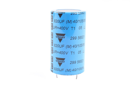 CONDENSATORE MAL229956821E3 VISHAY 820UF, 400V, 35X50MM
