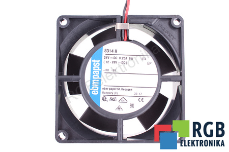 8314H EBM PAPST 80X80X32MM, 24V VENTILATORE
