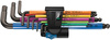 ASSORTIMENTO DI CHIAVI A L, METRICHE, BLACKLASER, CON FUNZIONE DI RITEGNO, 9 PEZZI 05022210001 WERA 950/9 HEX-PLUS MULTICOLOUR HF 1