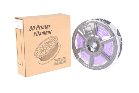 1,75MM PEARL FILAMENT 0.5KG PURPLE FLASHFORGE DIMENSIONE ESTERNA DELLA BOBINA 180MM, DIMENSIONE INTERNA DELLA BOBINA 50MM, LARGHEZZA DELLA BOBINA 45MM