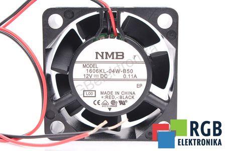 1606KL-04W-B50 NMB TECHNOLOGIES 40X4015MM, 12V, 0.11A VENTILATORE