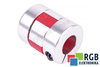 YH10-25-8-12-30 D=25MM D1/D=8/12MM L=30MM ALUMINIUM GIUNTO ELASTICO A GRIFFE