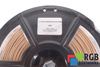 1,75MM WOOD FILAMENT 0.5KG LIGHT FLASHFORGE DIMENSIONE ESTERNA DELLA BOBINA 180MM, DIMENSIONE INTERNA DELLA BOBINA 50MM, LARGHEZZA DELLA BOBINA 45MM