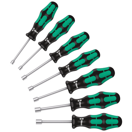 ASSORTIMENTO DI GIRAVITE-CHIAVE A BUSSOLA ESAGONALE, 7 PEZZI 05029510001 WERA 395 HO/7 SM
