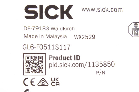 GL6-F0511S117 SICK 1135850 SENSORE FOTOELETTRICO