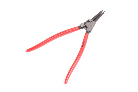 PINZE PER ANELLI ELASTICI DI SICUREZZA PER IL MONTAGGIO DI ANELLI ESTERNI SU ALBERI 4611A4 KNIPEX 46 11 A4 85-140MM, 3.2MM 320X71X18MM