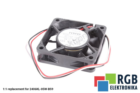 06015KA-24N-AL NMB TECHNOLOGIES RICAMBIO A90L-0001-0506#105 2406KL-05W-B59 60X60X15MM, 24V, 0.13A VENTILATORE