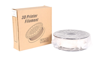 1,75MM ELASTIC FILAMENT 0.5KG WHITE FLASHFORGE DIMENSIONE ESTERNA DELLA BOBINA 180MM, DIMENSIONE INTERNA DELLA BOBINA 50MM, LARGHEZZA DELLA BOBINA 45MM